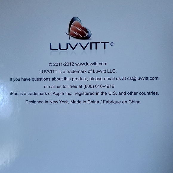 Luvvitt NEW wireless keyboard for i-pad white&silver - Picture 3 of 6